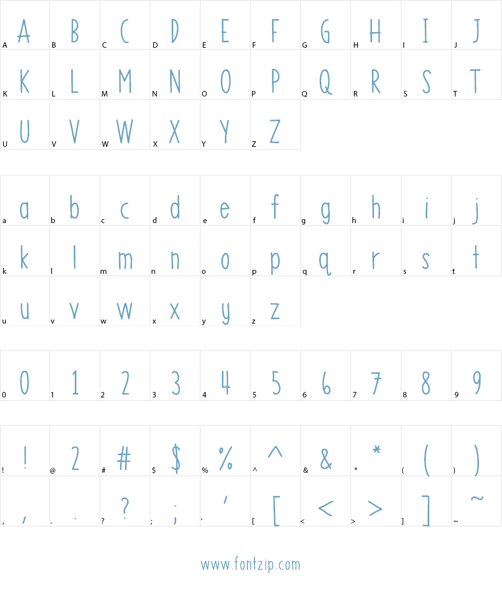 MRF Lemonberry Sans Font Character